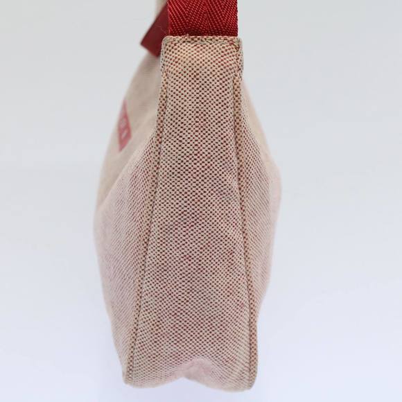 PRADA Hand Bag Canvas Gray Red Auth bs9757 - Picture 4 of 16